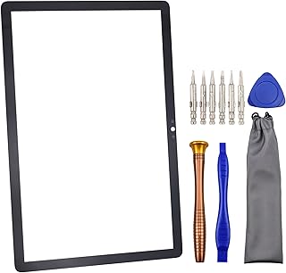Tablet Front Glass Screen Repair Part for Huawei MatePad T 10s AGS3-L09 AGS3-W09 with Tool Kit Black 10.1"