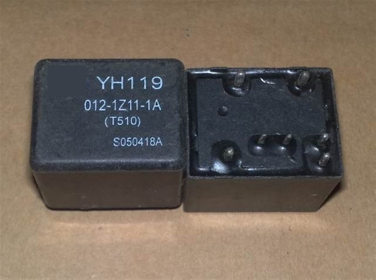 QEFHSVVZE 2Pcs Automobile Relay YH119-012-1Z11-1A YH119 012 1Z11 1A T510 12VDC 4119-1C-7P-11MM DIP7 Auto Car 12V Rela
