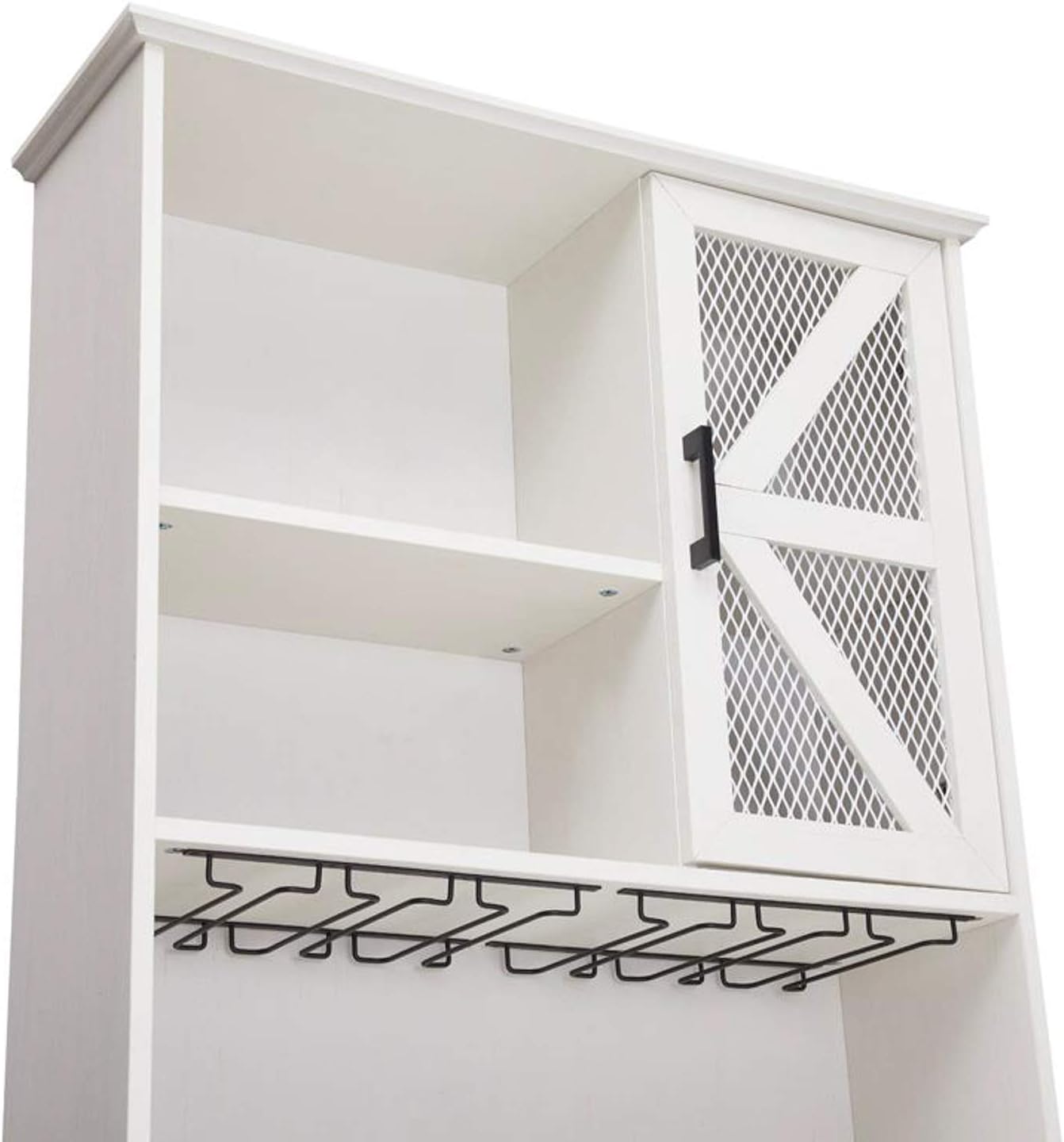 Elegant Bar Cabinet (White)