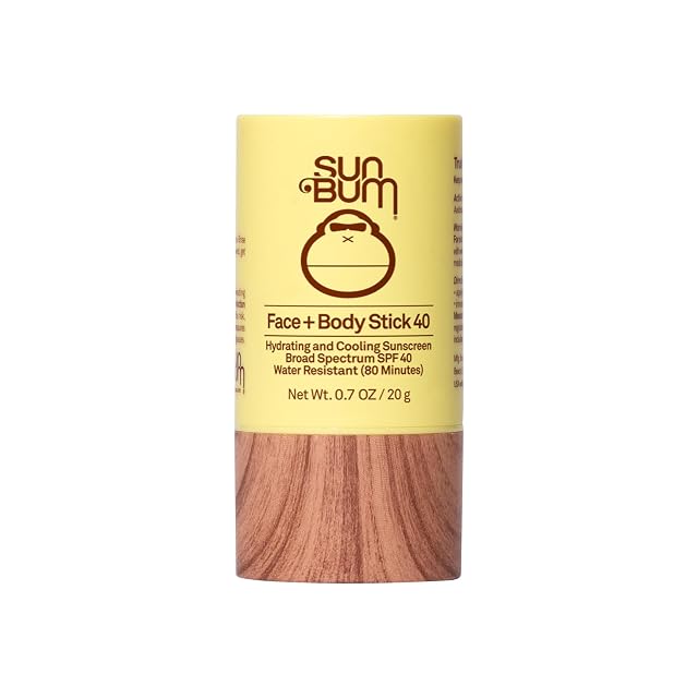 Sun Bum Original SPF 40 Cooling Face and Body Sunscreen Stick - Water resistant Broad Spectrum Facial Sunscreen