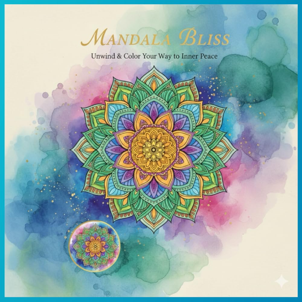 Mandala Bliss: Unwind and Color Your Inner Peace