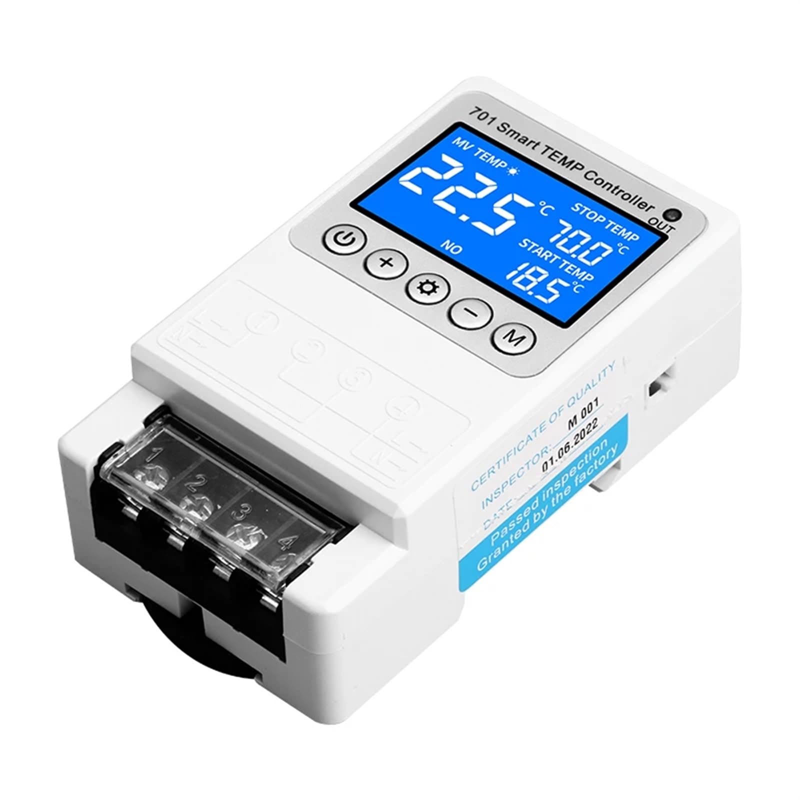 Duży domowy regulator temperatury, stały termostat, sterowanie czasem, cykl przełączania, wiele czujników z podświetleniem (czujnik głowicy powietrznej)
