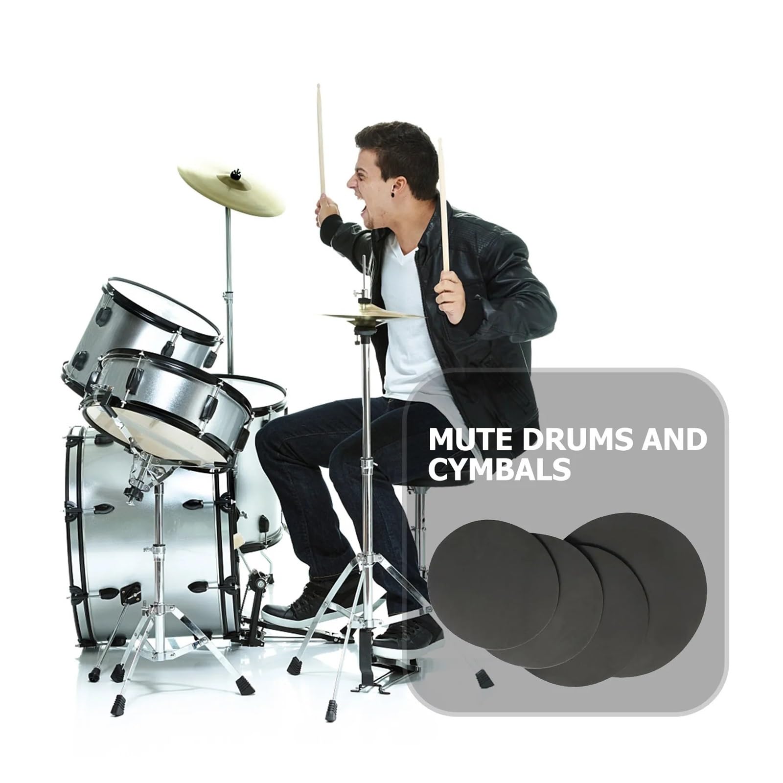 Schaumstoff-Dämpfer-Drum-Pads, Dicke Klangkontrollmatte