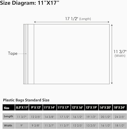 Miniatura 9 de Paquete de 50 bolsas de almacenamiento transparentes sin ácidos para impresiones artísticas de 12 x 12 pulgadas, imágenes, fotos, marcos de paspartú