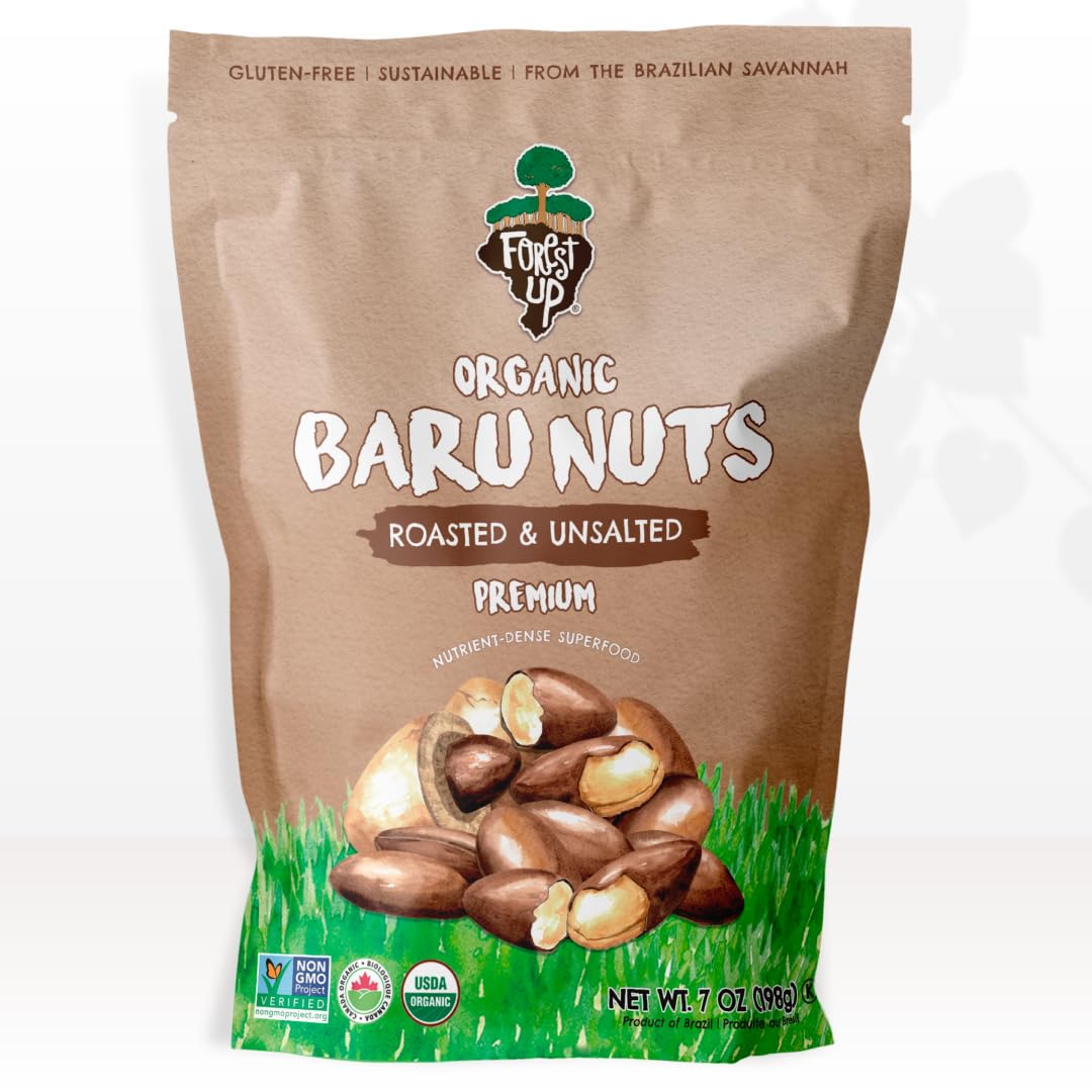 Amazon.com: Organic Roasted & Unsalted Baru Nuts 7 oz – Healthy