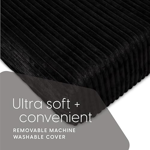 Miniatura 8 de Milliard Colchón plegable triple para sofá, edición 2024, colchón plegable de espuma viscoelástica con funda de piel acanalada ultrasuave y lavable,