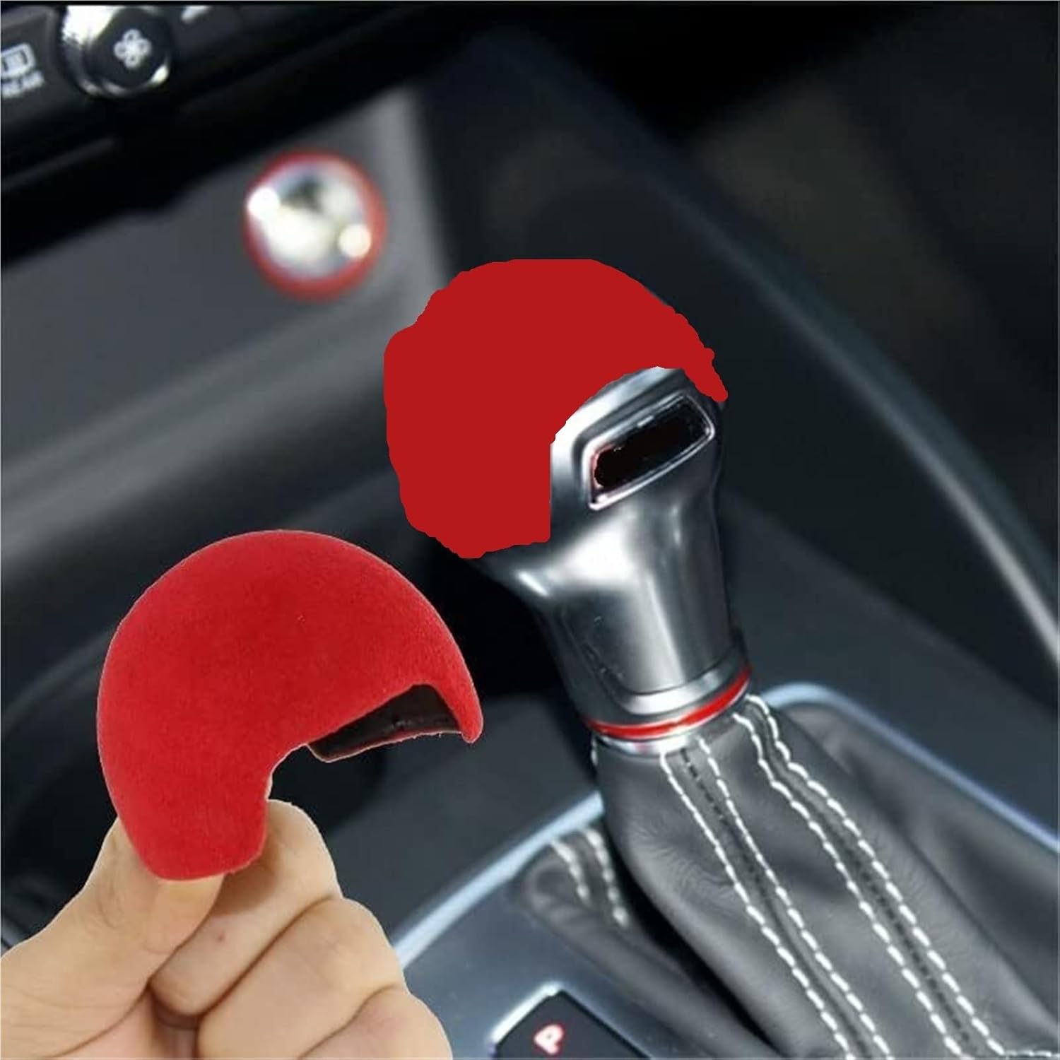 ギアスティックカバー A3 8V 2014-2020 2015-2019 カースタイリング スエードレザー インテリア ギアシフター