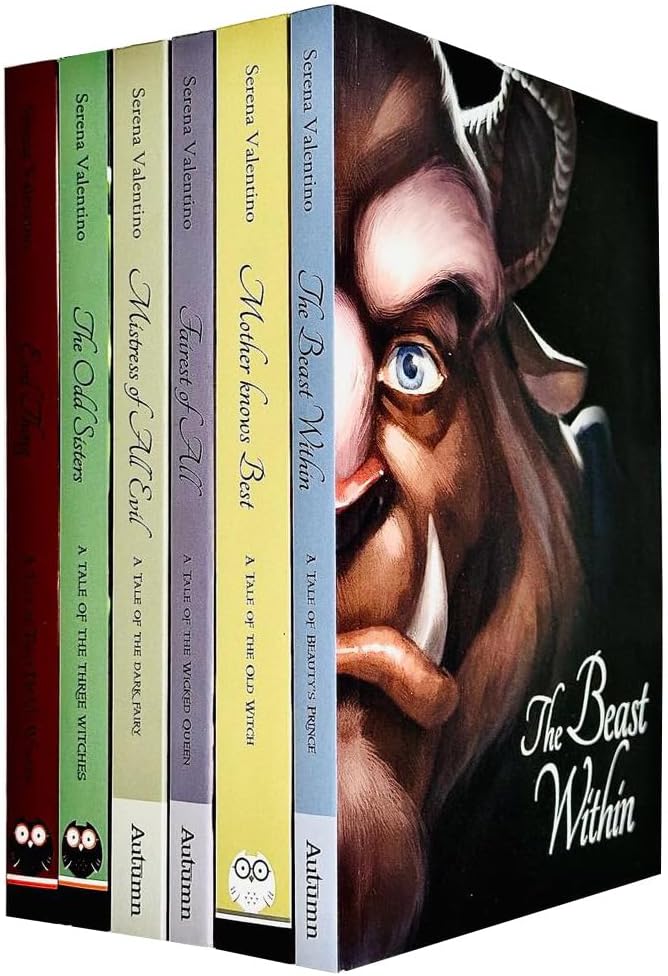 Disney Villain Tales Collection 6 Books Set By Serena Valentino (Fairest of All, Poor Unfortunate Soul, Beast Within, Mistress of All Evil and More) Paperback