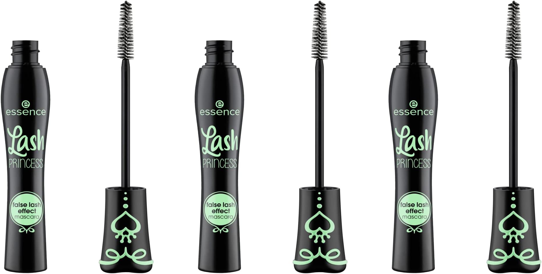 Lash Princess False Lash Effect Mascara – Black, Defining & Volume-Shaping, Long-Lasting, Smudge-Proof, Clump-Free, Vegan, Perfume-Free, Ophthalmologist-Tested – Pack of 3 (3 x 12 ml)