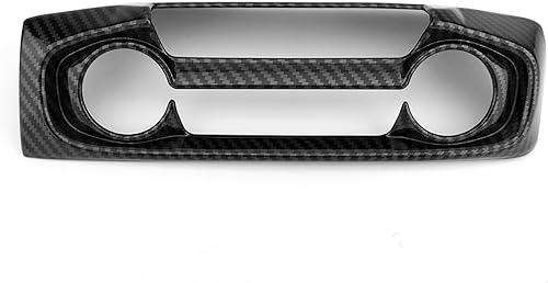 YOUTOOCAR Cubierta del panel del botón del interruptor de CA de la consola central compatible con accesorios Hyundai Veloster 2019-2023 (patrón de
