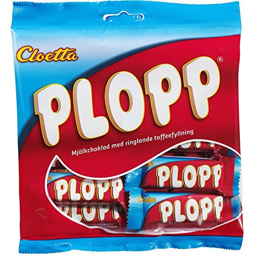 Cloetta Plopp - Milk Chocolate Bites with Soft Toffee Filling - 158g