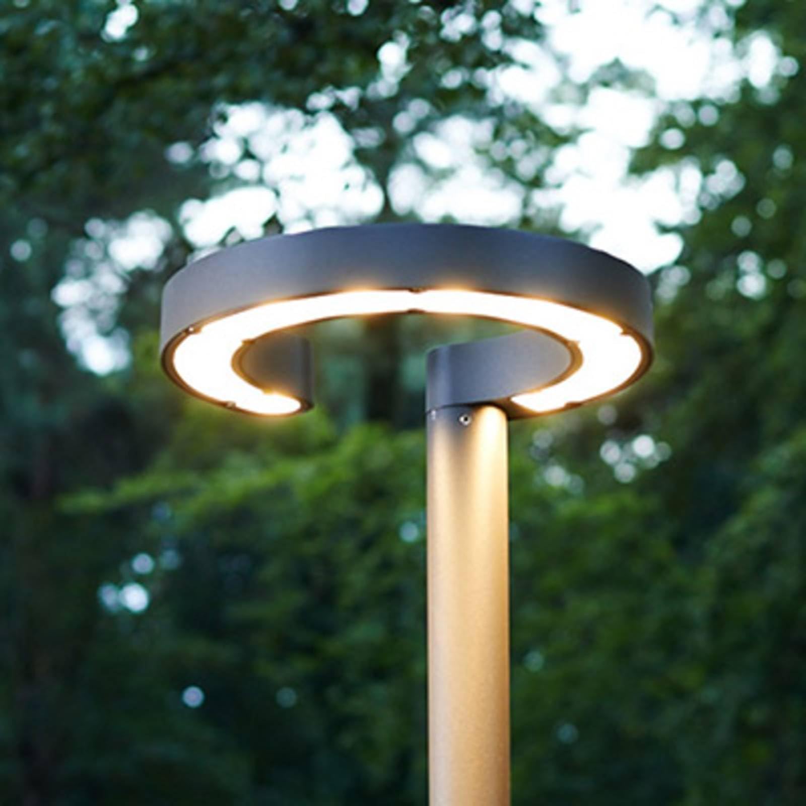 Lucande Lampione Da Giardino Esterno, Moderno Per Cancello Sentiero Vialetto Ingresso Piantana Lanterna Illuminazione di Design 240 cm 790lm IP54