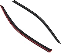 Vista 2 de Protector de lluvia para ventana de automóvil Viseras de montaje exterior, deflectores de ventana lateral Protectores de lluvia compatibles