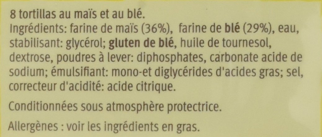 Old El Paso - 8 Tortilla de Mais 335g - Lot de 4