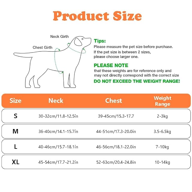 Foto 7 de 7 de XFSRG Arnés para Perros Pequeños y Medianos Arnés Tipo Chaleco Ajustable y Transpirable con Correa Diseño…