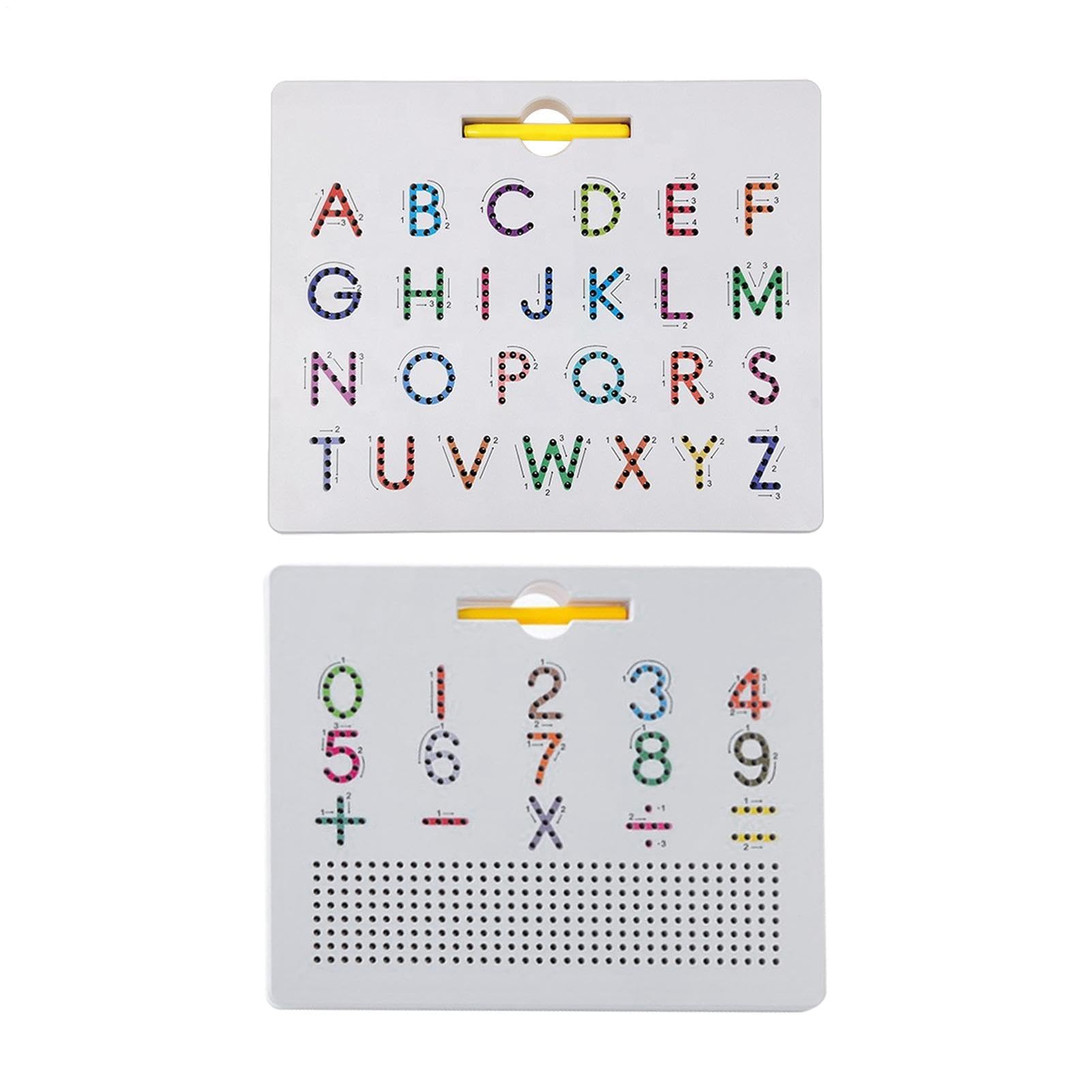 Tableau magnétique de l'alphabet - Kit d'apprentissage double