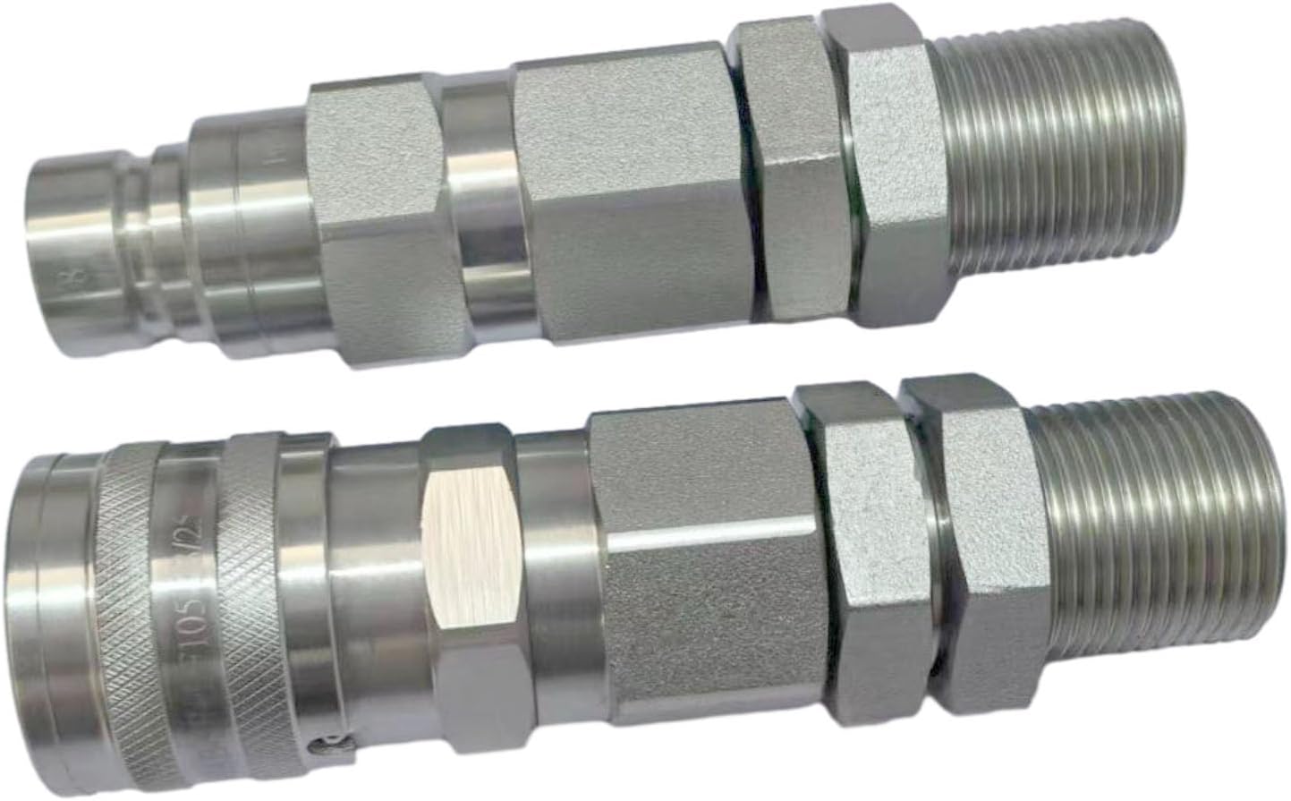 Hydraulic Quick-Connect Coupler Kit AT312877 KV13884 Compatible with JD 35G 50C 325 326D 280 332 260 CT332