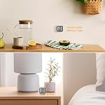 NOKLEAD Thermomètre à humidité intérieure Mini Appareil de mesure de la température de la chambre de moniteur d'hygromètre avec indicateur de confort de l'icône faciale ℃/℉ Switch pour Baby Room Greenhouse Bureau salon (2)