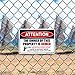 Gun Sign, The Owner Of This Property Is Armed Sign, 10x14 Inches, Rust Free .040 Aluminum, Fade Resistant, Made in USA