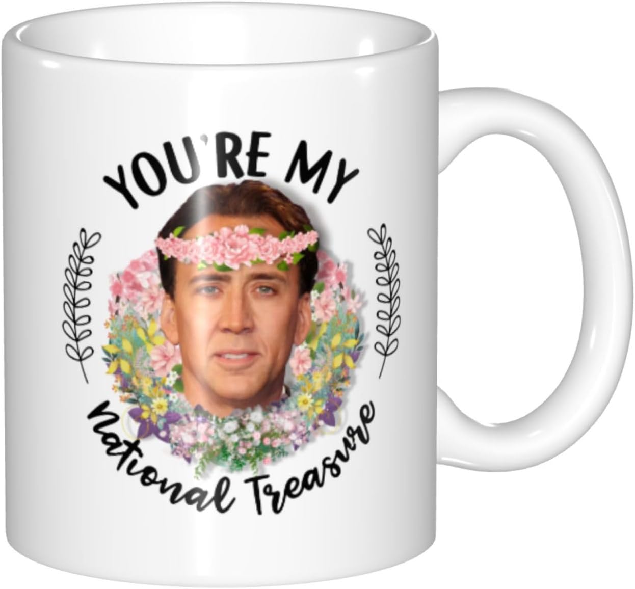 You're My National Treasure Coffee Mug, Lovely Gifts Mug For Father's Day, Mother's Day Birthday, Christmas, Anniversary, Valentine's Day Gifts Mug 11 oz White