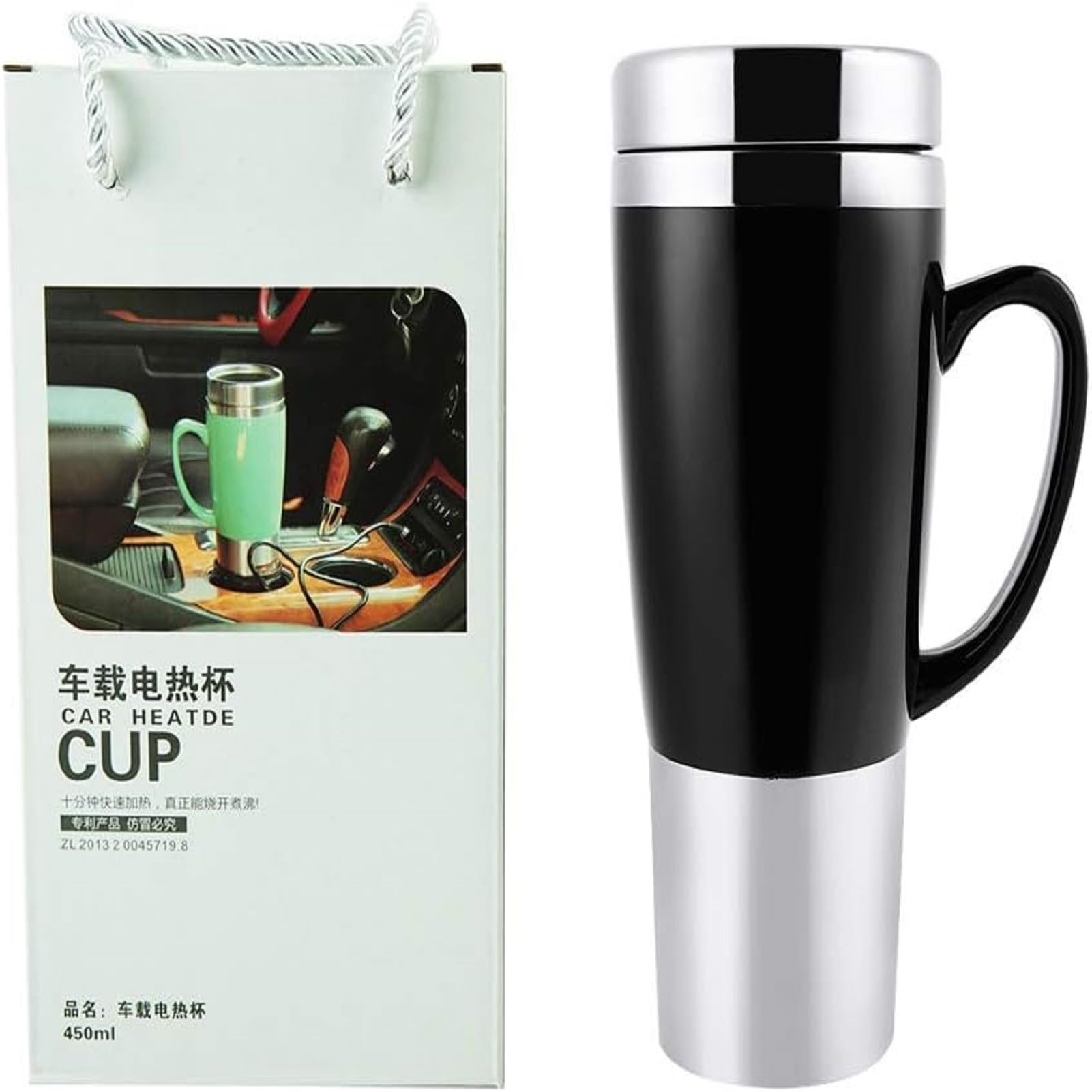 Tasse voiture électrique 12v pour savourer un café chaud durant vos longs trajets