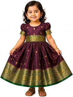 Luster Baby Girl Satin Frock Comfortable and Stylish Dress 0 to 5 Years Price In India