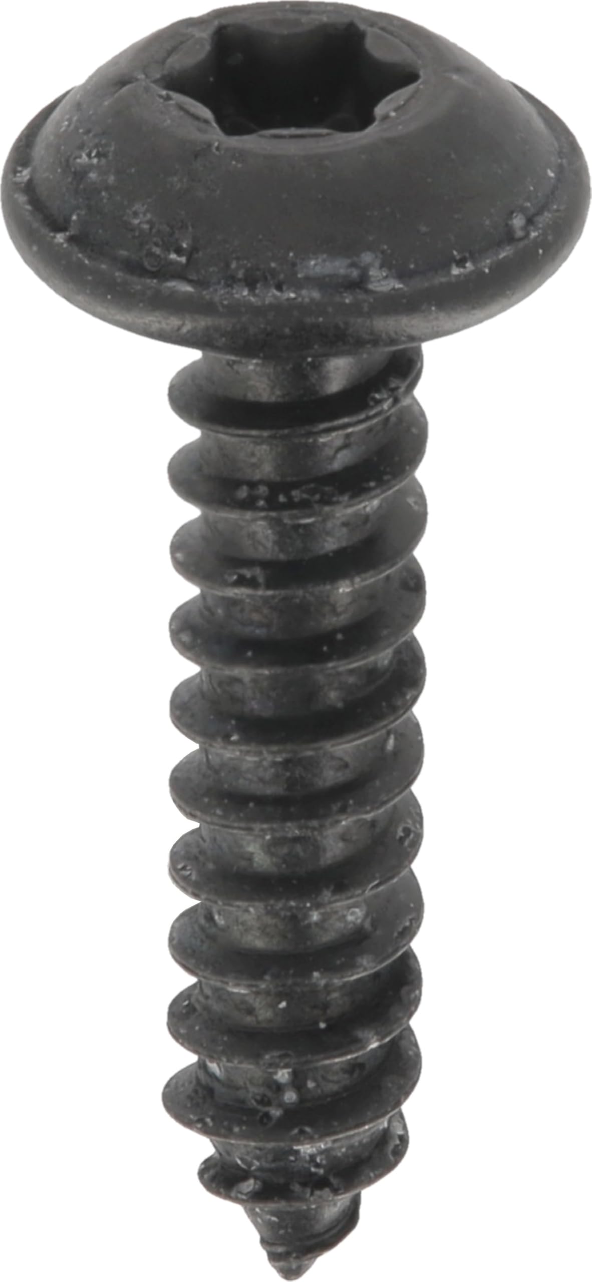 RLX Round Head Large Torx Sheet Metal Screws Blister Pack of 20 4.2 mm x 19 mm NFE 25-655 Black Zinc