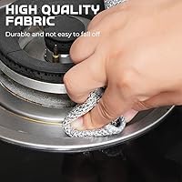 Vista 3 de Paños de alambre multiusos para lavar platos, para uso húmedo y seco, 2025 nuevos paños de alambre reutilizables sin rayar, paños de alambre