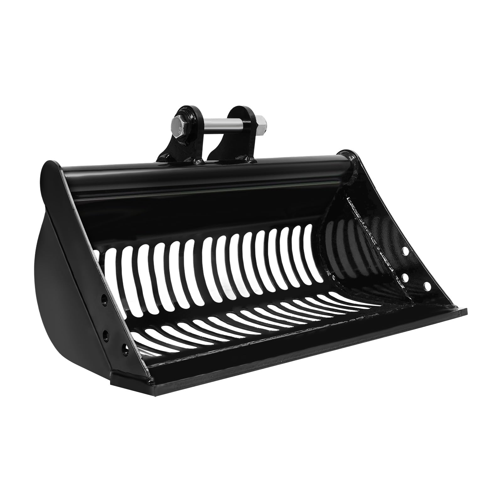 60cm Baggerlöffel, Minibagger Löffel, Metall Grabenbagger für 800-2000 kg Minibagger, Tieflöffel Baggerschaufel, für Bauarbeiten, Landwirtschaft (60cm)