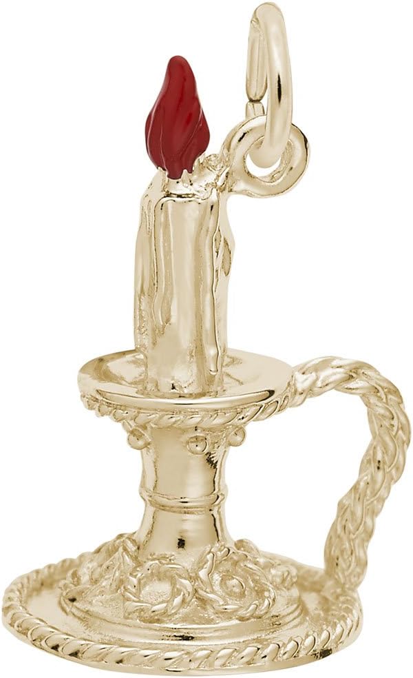 Candle Charm, Charms for Bracelets and Necklaces