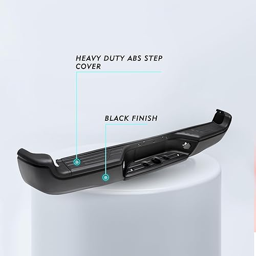 Vista 58 de Reemplazo del conjunto de parachoques trasero para Toyota Tacoma 1995 1996 1997 1998 1999 2000 2001 2002 2003 2004, parachoques de acero cromado