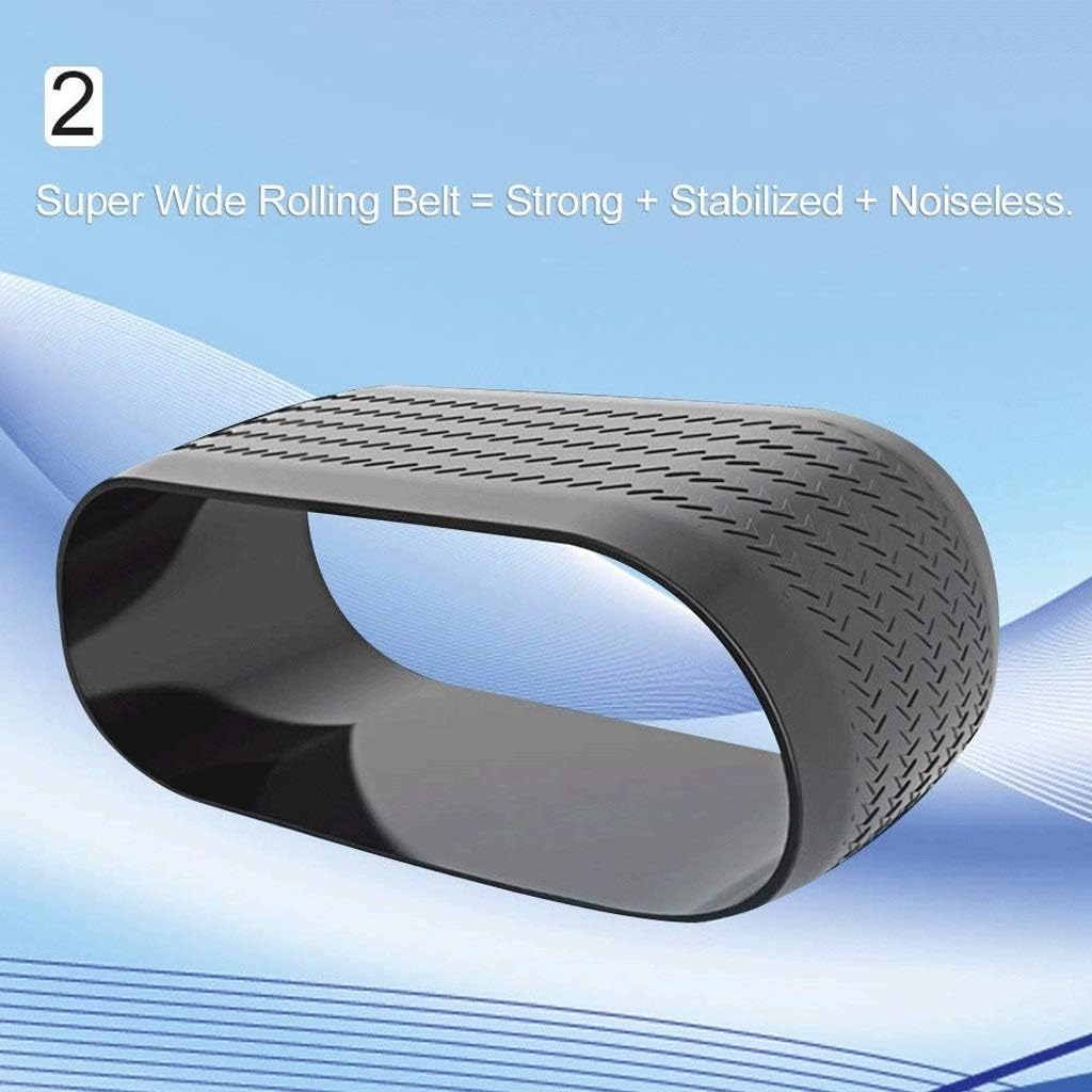 Abdominal Muscle Wheel, Core Abdominal Muscle Workout Fitness Equipment with Knee Pad Mat, with Automatic Rebound Assistance And Resistance Springs