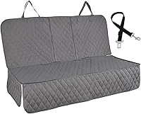 Vista 10 de Honest - Fundas de asiento de coche para perro, funda de asiento de perro con solapa lateral para automóviles, camiones y SUV, funda impermeable