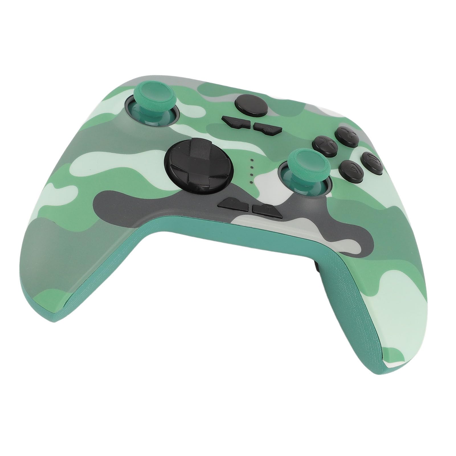 Controller di Gioco Wireless Illuminazione a LED RGB Gamepad Wireless Antiscivolo per e PC Batteria da 1000 MAh (Verde mimetico)