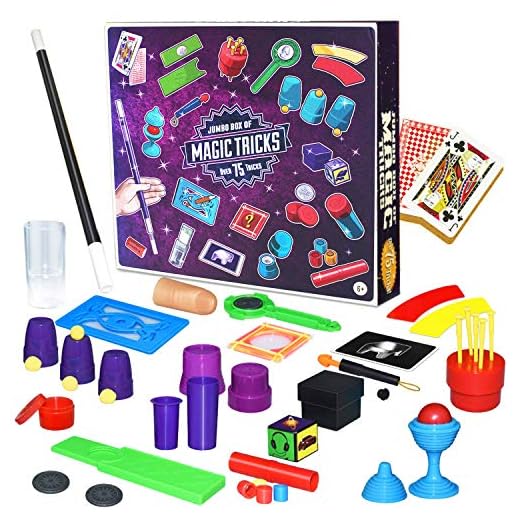 S & E TEACHER'S EDITION Magic Tricks Kit, 75 Magic Tricks for Beginners or Kids.