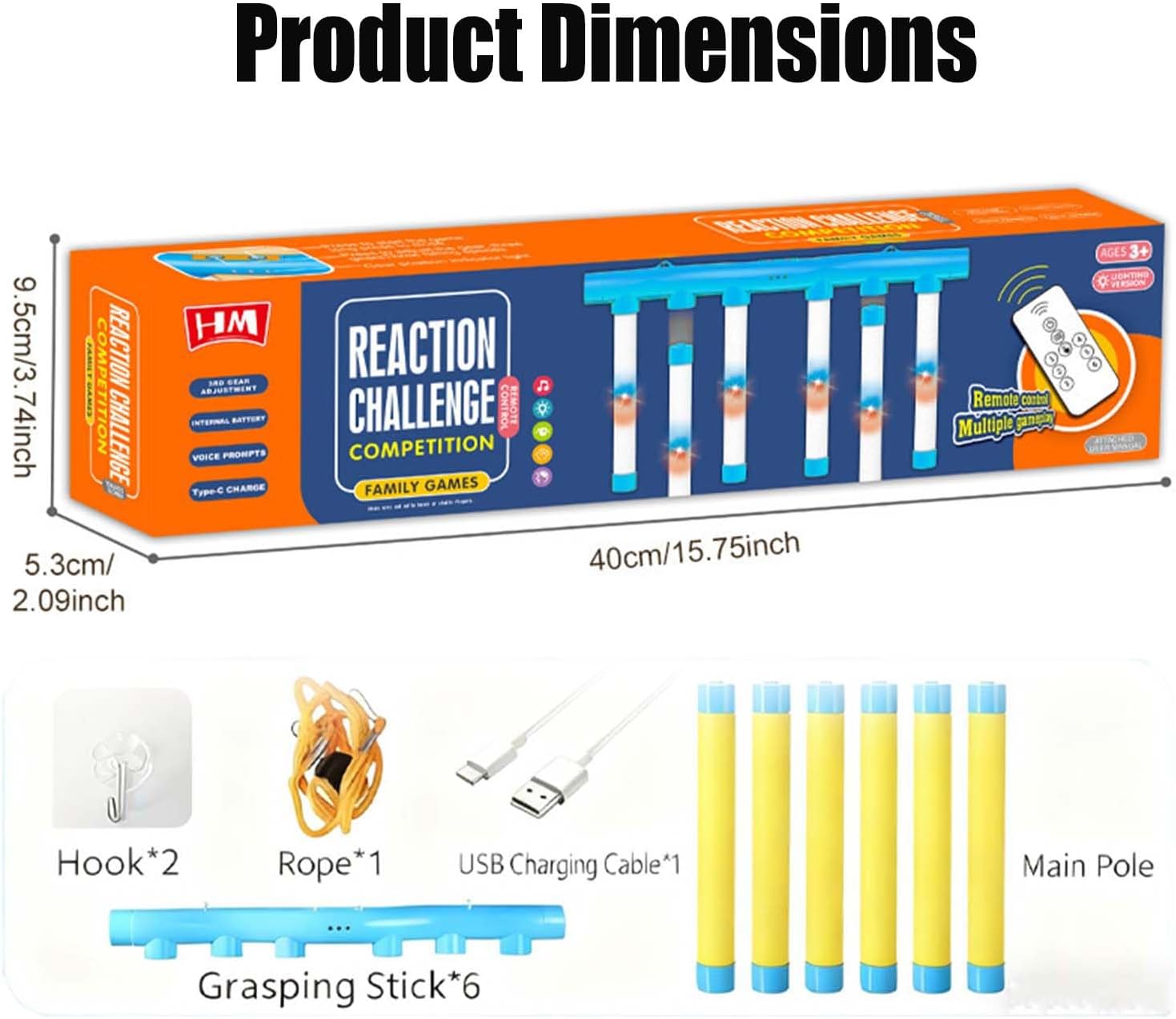 Reflex Game Falling Sticks,Reflex Stick Game,Reflex Challenge Game, Catching Sticks Game, Drop Stick Game,Speed Stick Game, Reaction Time Training, Hand Eye Coordination Training