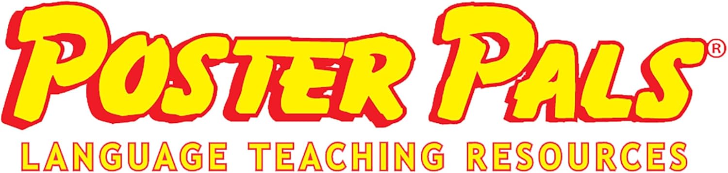 Poster Pals English Educational & Language Teaching Math Posters, Colorful Laminated Cards Classroom Reference and Instruction