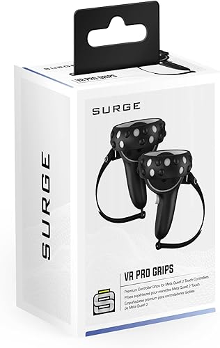 Vista 6 de Surge Empuñaduras METAQUEST 2 VR Pro: Negro