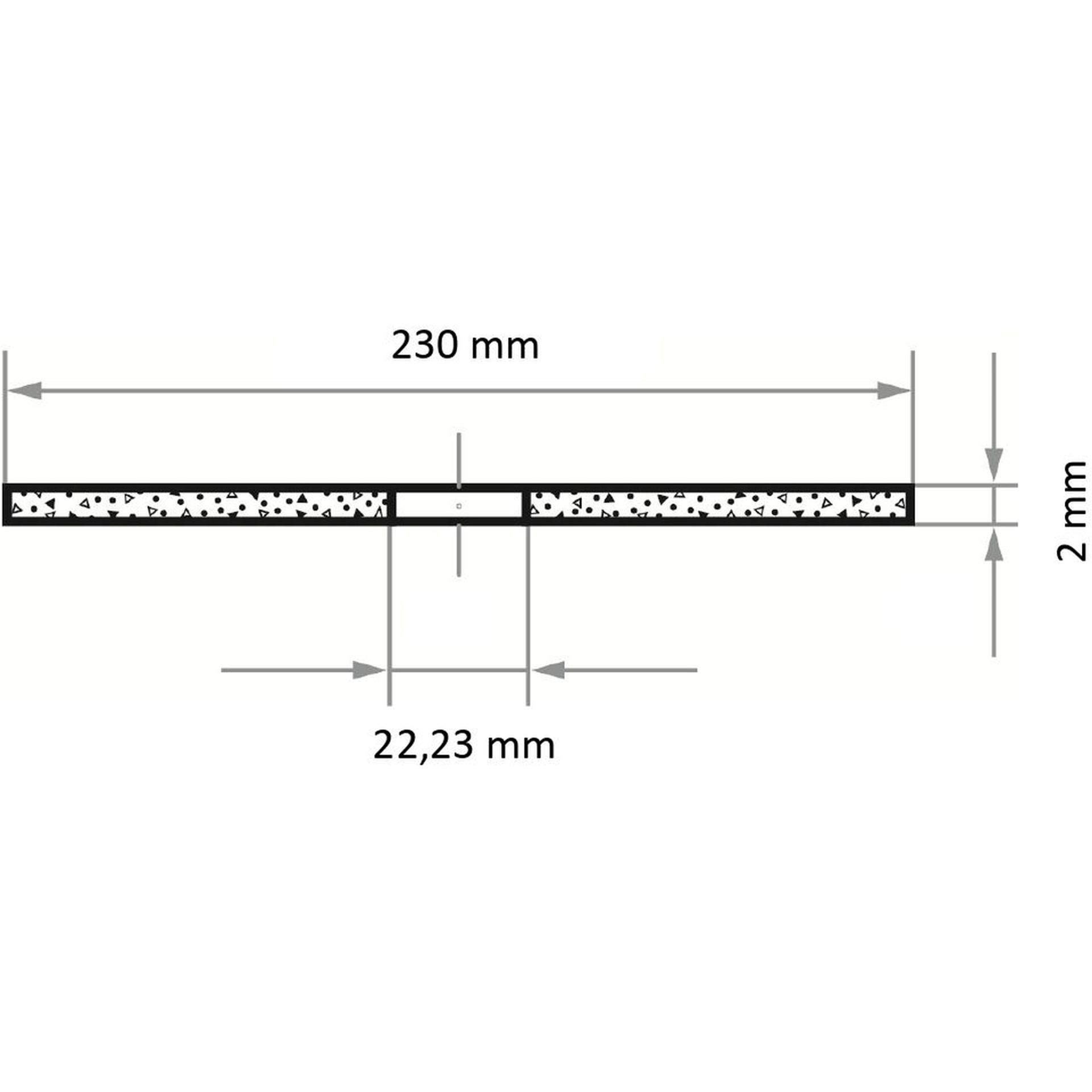 Lucas A46Z-BF - Discos Abrasivos de Corte T41 para Acero Inoxidable (25 unidades, 230 x 2 mm)