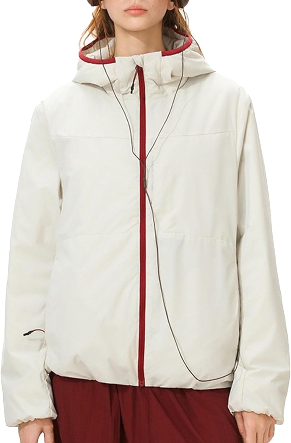 Men's Snowboarding Jacket With Hood Ski Snow Coat With Hood Male Lightweight Hoodie Windbreaker Jacket