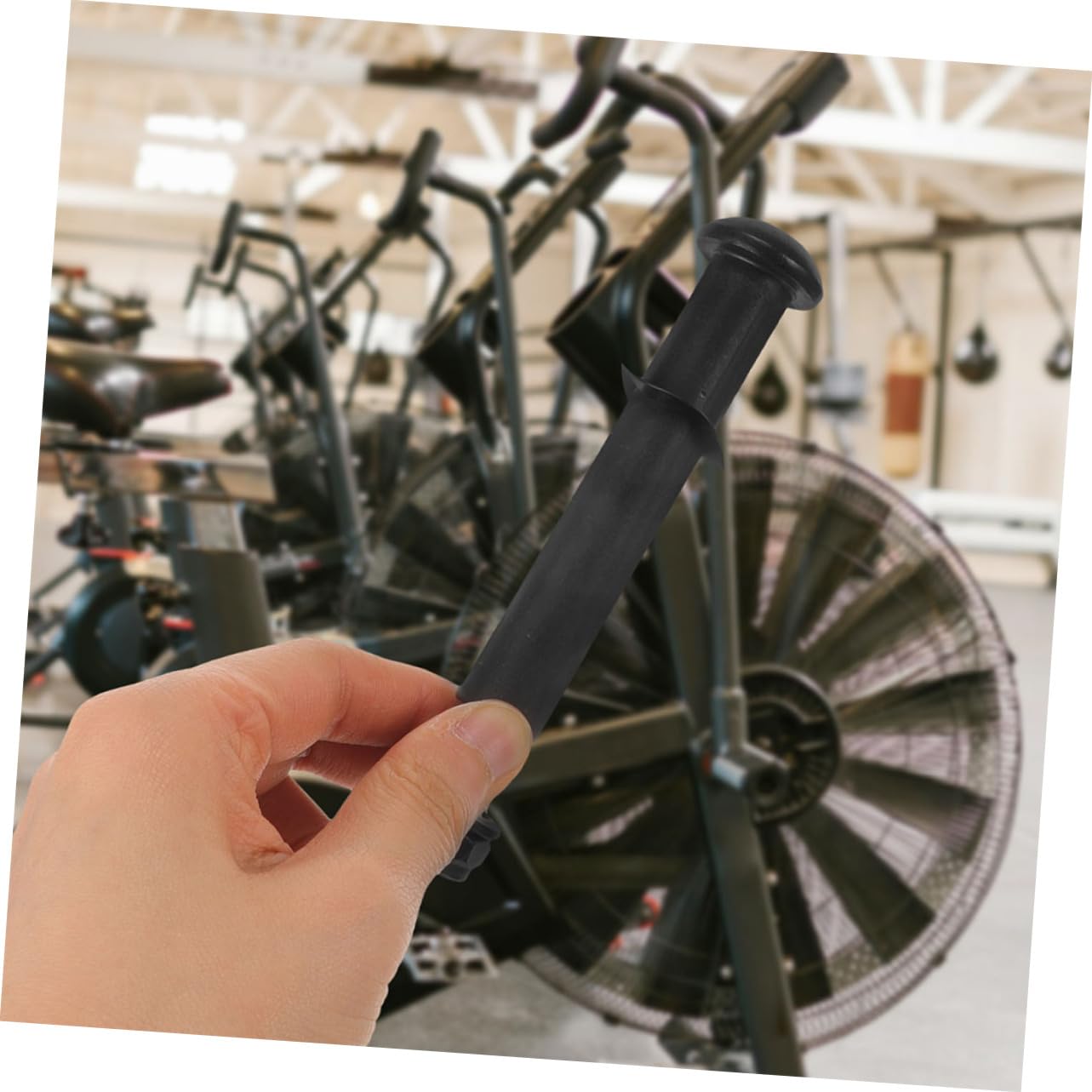 Happyyami Befestigungsschrauben mit Verbesserter für 2 Stück Ellipsentrainer aus Schwarzem Walzstahl Fitnessgeräte Zubehör und für Fan Bikes