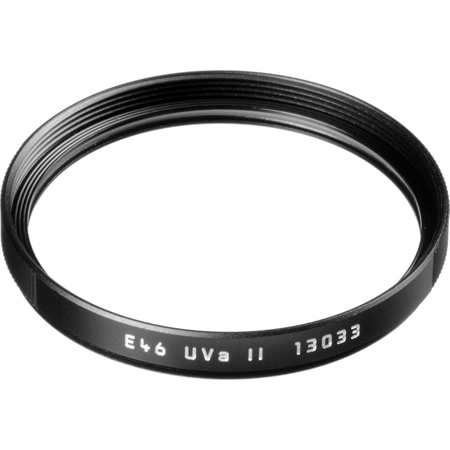 Amazon | LEICA フィルター UVa II E46 ブラック (13033
