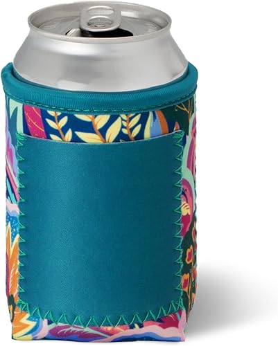 Miniatura 47 de Swig Life Skinny Can Coolie, soporte delgado de 12 onzas, enfriador de neopreno aislado con bolsillo, fundas para botellas de cerveza altas, All