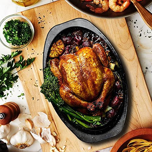 JY COOKMENT Granite Roaster Pan - Image 6