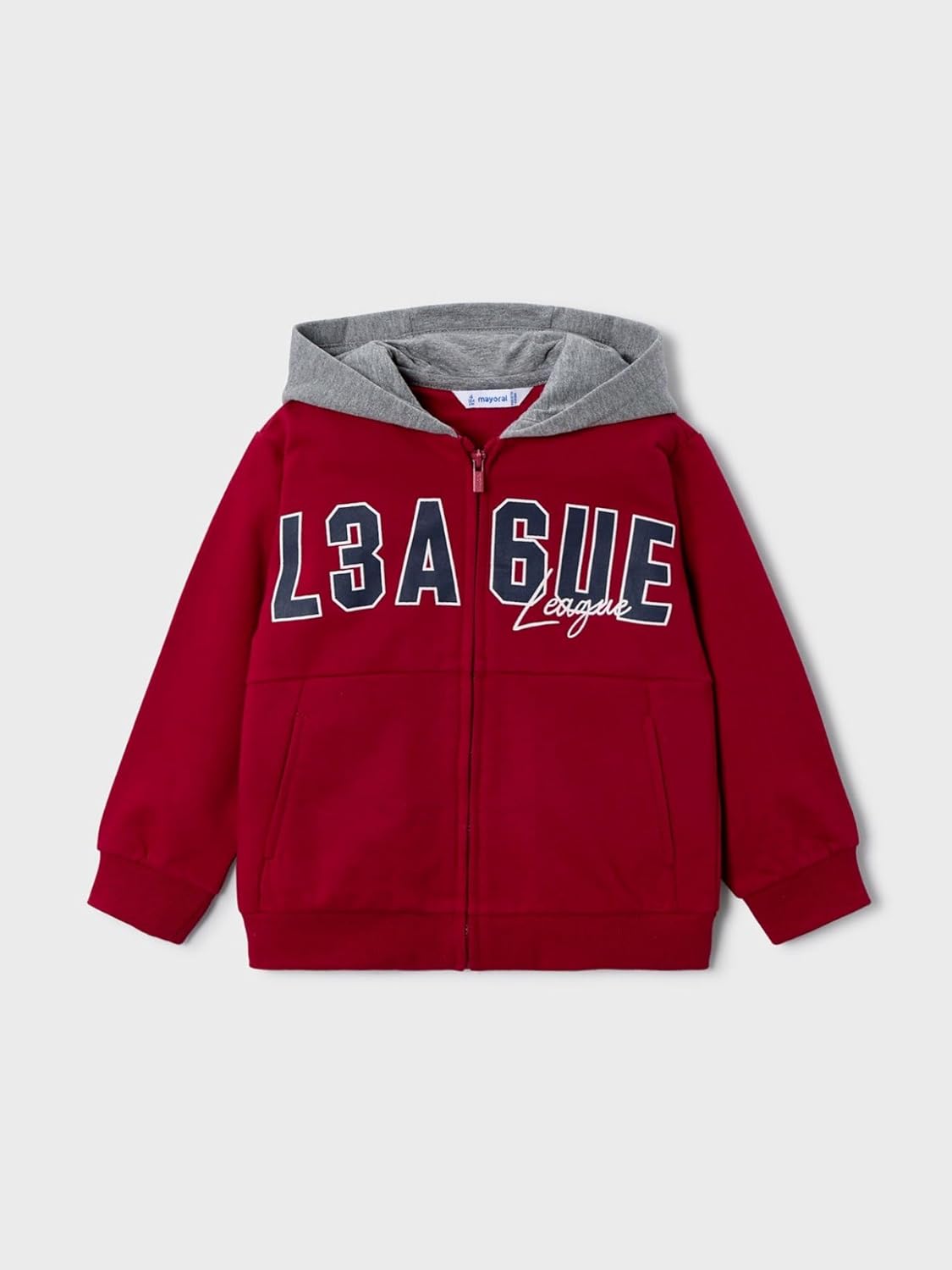 Mayoral Basic plush 2 pants tracksuit for Boys Red