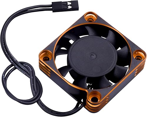 Miniatura 6 de Ventilador de enfriamiento del motor de coche RC Disipador de calor 16000RPM Ventilador de enfriamiento ESC sin escobillas 1.575x1.575 in para coche
