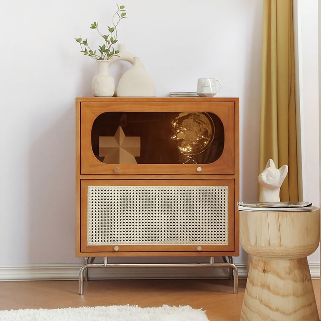 Sideboard Cabinet Nordic Restaurant Sideboard Living Room Tea Cabinet with Door Corner Cabinet Home Kitchen Tableware Storage Cabinet Sideboard Cabinet with Drawers