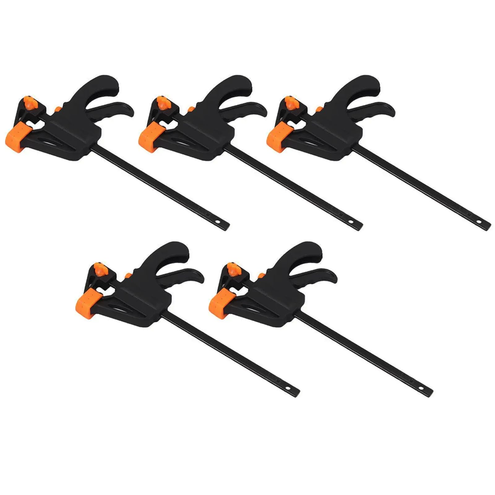 Quick Grip F Clamps 4 Inch Woodworking Quick Release Pack of 5