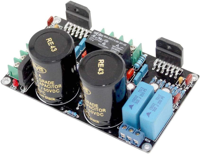 LM3886 Amplifier Board Amplificador UPC1237 10000uF/50V*2 HiFi Amp with Speaker Protection Board 68W+68W