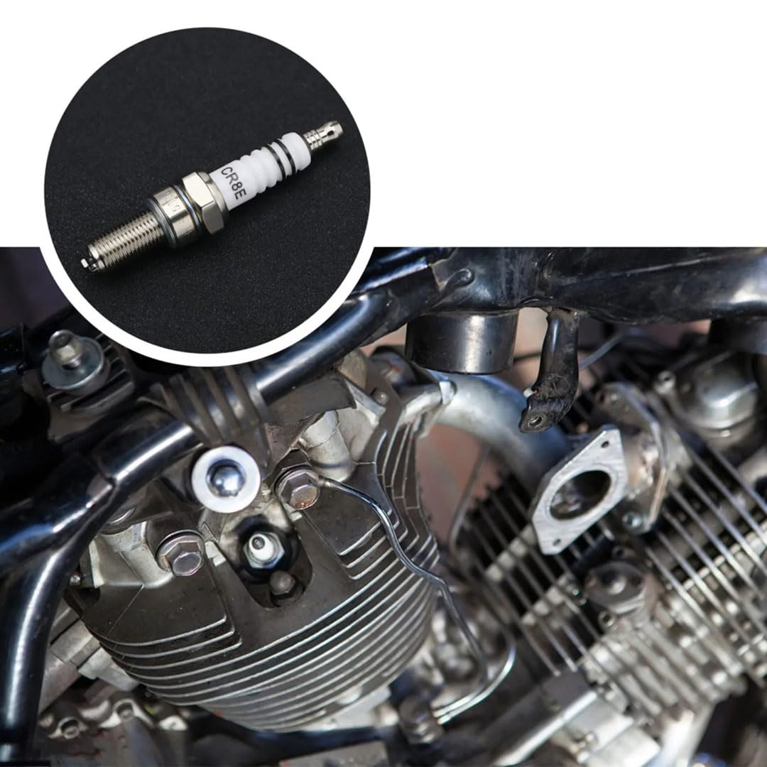 Świeca zapłonowa samochód dla Hondy CBR125R/CBR150R/CBF250, dla Yamahy YZF-R15, dla Suzuki GSX250R/GW250/CF 250/400/650, Świece zapłonowe CR8E (3 szt.)